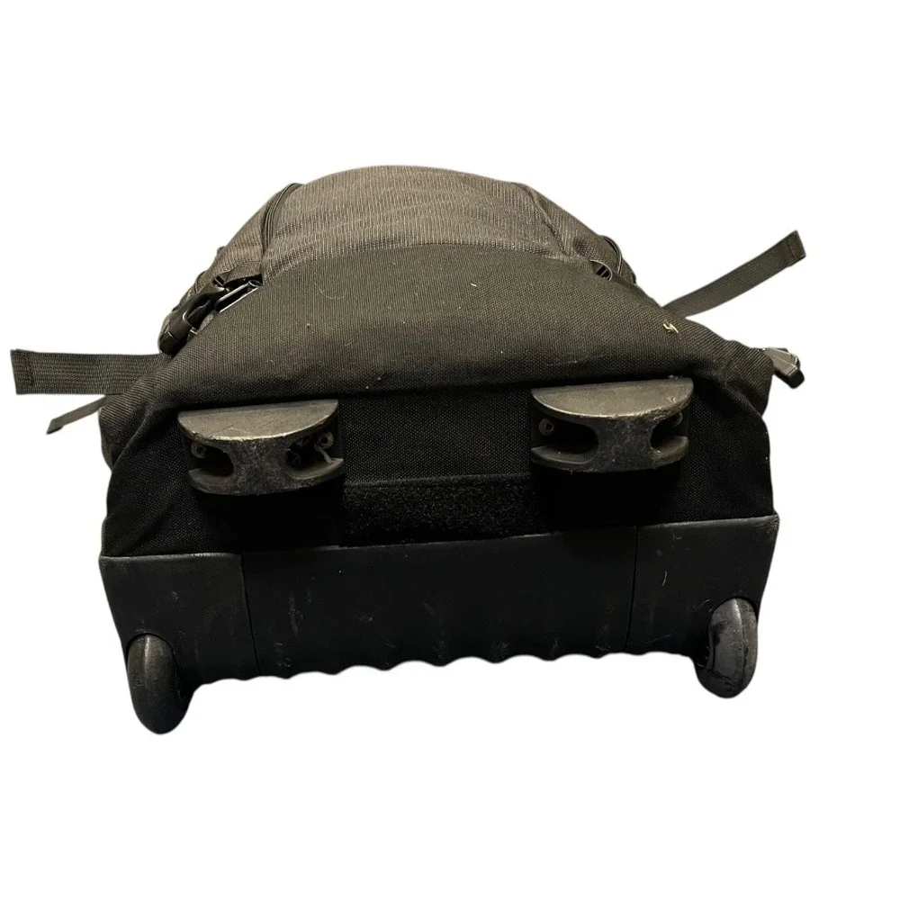 Eagle Creek Black Cordura Plus Rolling Backpack Convertible‎ Carry On Travel Bag
